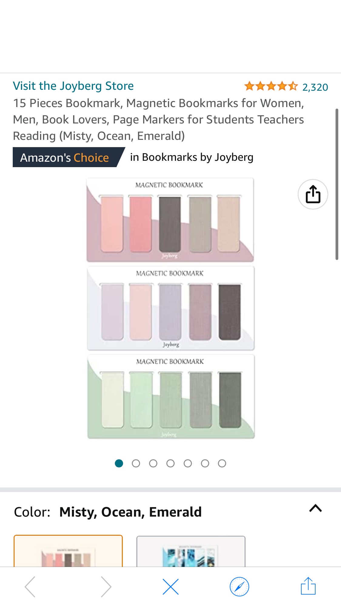 Amazon.com: 15 Pieces Bookmark, Magnetic Bookmarks 磁铁书签