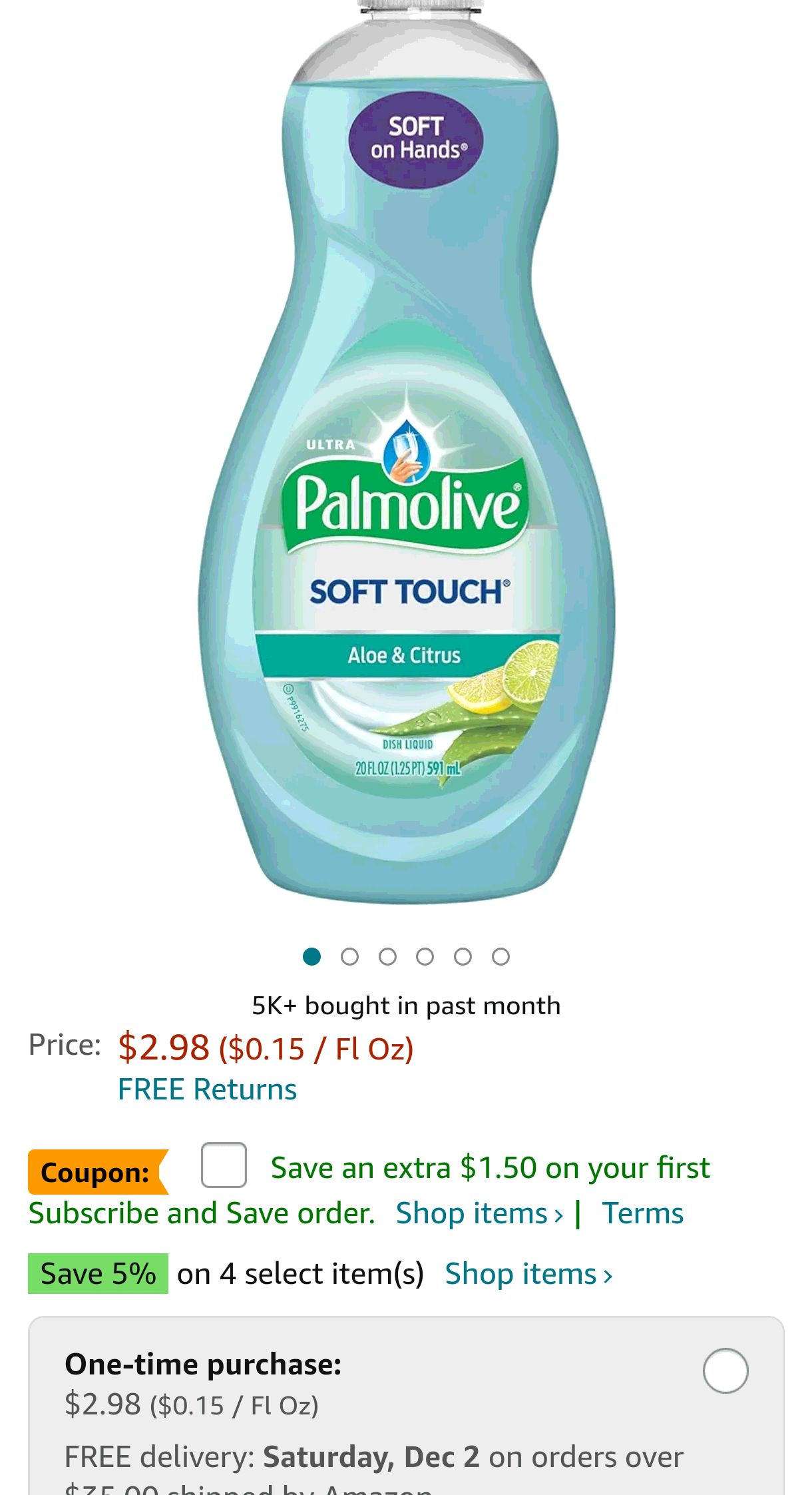 Palmolive Ultra Dish Liquid, 20 Fl Oz (Packaging may Vary) : Health & Household