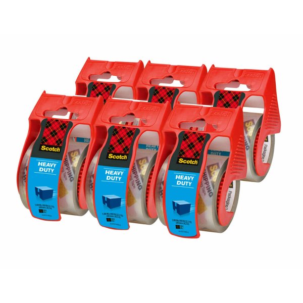 Heavy Duty Shipping Packaging Tape Dispensers 6 pack