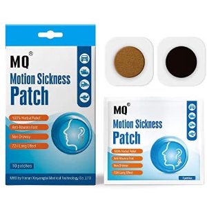 MQ 防晕车贴 100％天然草药 10片
