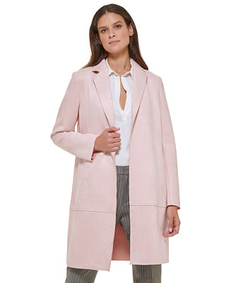 Tommy Hilfiger Women's Notched Collar Open-Front Jacket - Macy's