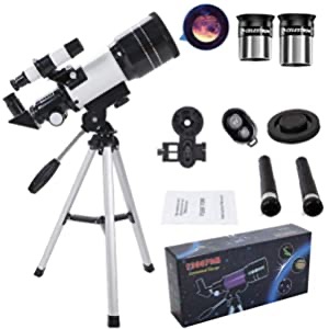 Telescope 70mm Aperture 500mm AZ Mount, Astronomical Refractor Telescope 天文望远镜，适用于大人小孩