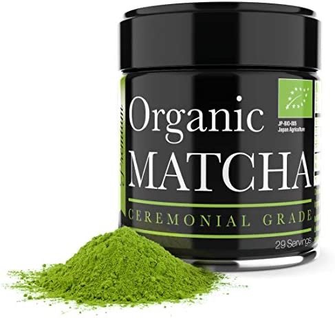 Organics Matcha Green Tea Powder - 1 Ounce (28g), 100% Organic, Premium Quality, Japanese Ceremonial Grade Matcha High in Antioxidants