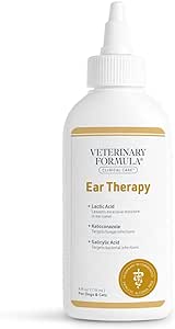 Amazon.com : Veterinary Formula Clinical Care Ear Therapy, 4 oz. – Cat and Dog Ear Cleaner to Help Soothe Itchiness and Cleans The Ear Canal  