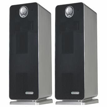 22" True HEPA Air Purifier, with UV Sanitizer & Odor Reduction, 2-pack