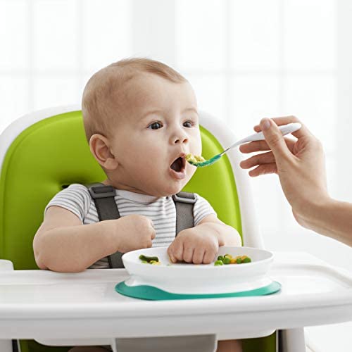 Amazon.com : OXO Tot Stick & Stay Suction Plate, Teal : Baby 吸盘餐盘