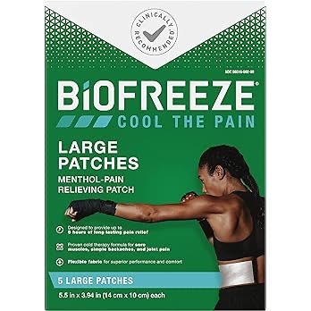 Biofreeze 薄荷醇止痛贴片 每盒5片