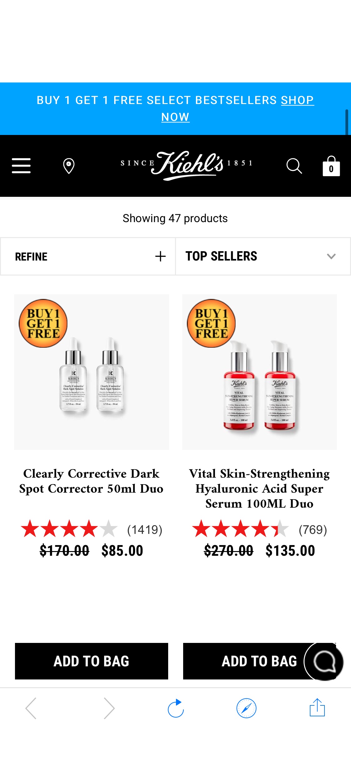 Our Best-Selling Skincare & Skin Care Products - Kiehl's