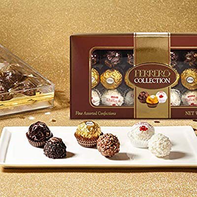 Ferrero Collection Fine Assorted Chocolates, 18 Piece Gift Box, 6.8 oz @ Amazon