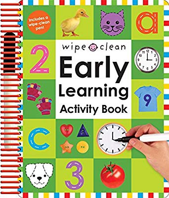 可擦书本Wipe Clean: Early Learning Activity Book (Wipe Clean Early Learning Activity Books) (9780312499228): Roger Priddy: Books