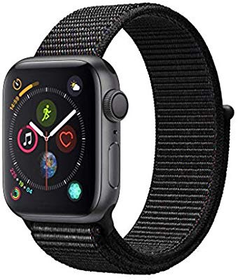 Amazon.com: Apple Watch Series 4 (GPS, 40mm) - Space Gray Aluminium Case with Black Sport Loop 史低价299，原价399，与best buy同价！
