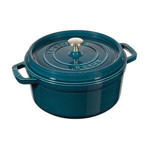 $79.99 高颜值Staub铸铁锅2.25-qt3天特价