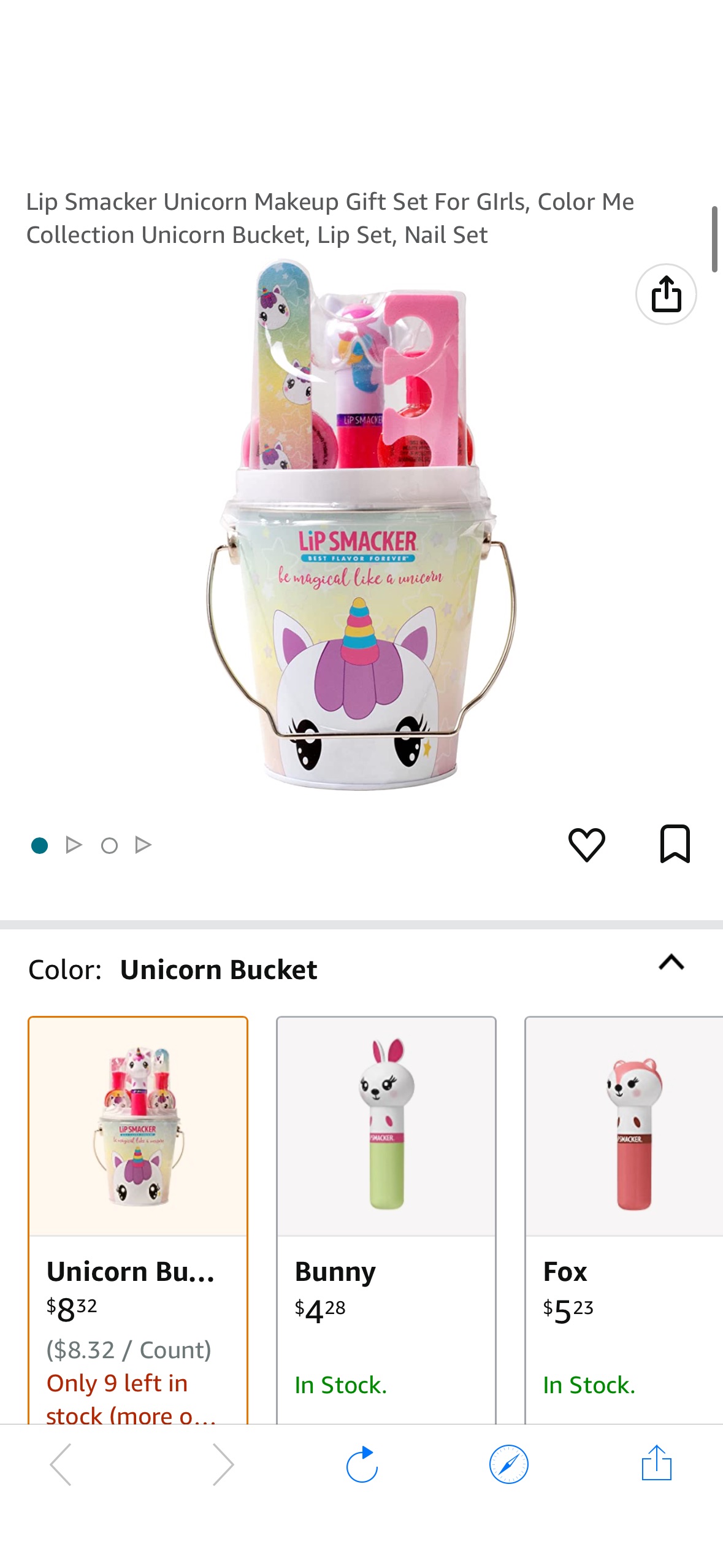 Amazon.com: Lip Smacker Unicorn Makeup Gift Set For GIrls, Color Me Collection Unicorn Bucket, Lip Set, Nail Set : Everything Else