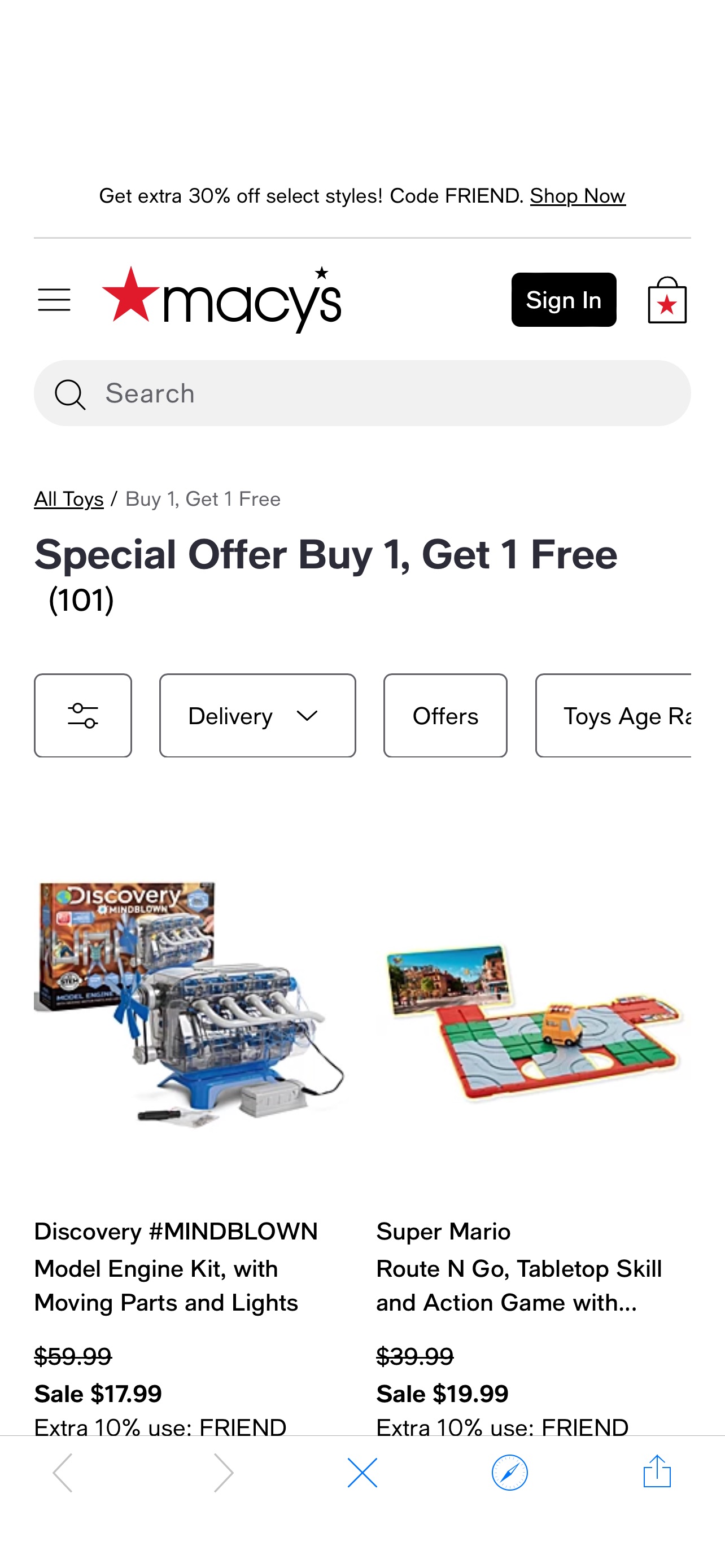 Special Offer Buy 1, Get 1 Free - Macy's