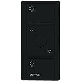 Lutron Pico Smart Remote for Caseta Smart Fan Speed Control, PJ2-3BRL-GBL-F01, Black - Amazon.com