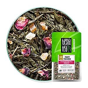 Tiesta Tea 草莓菠萝绿茶散装茶叶 1.6 oz