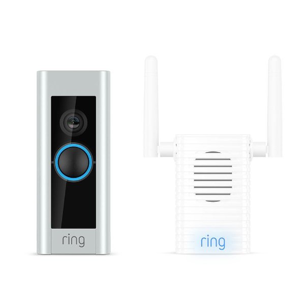 Ring Video Doorbell Pro 可视化门铃 + Chime Pro 报警器