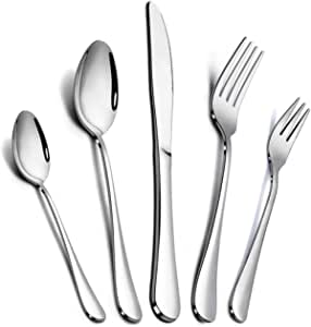 Amazon.com | Silverware Set 20 Piece Silverware Flatware Cutlery Set for 4, 
