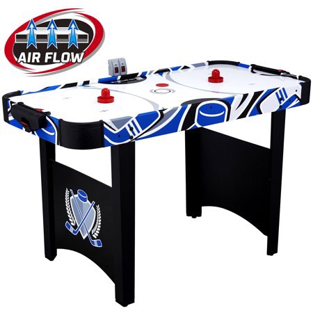 MD Sports 48 Inch Air Powered Hockey Table with LED scorer, 曲棍球游戏桌