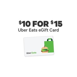 Uber Eats eGift Card Saving