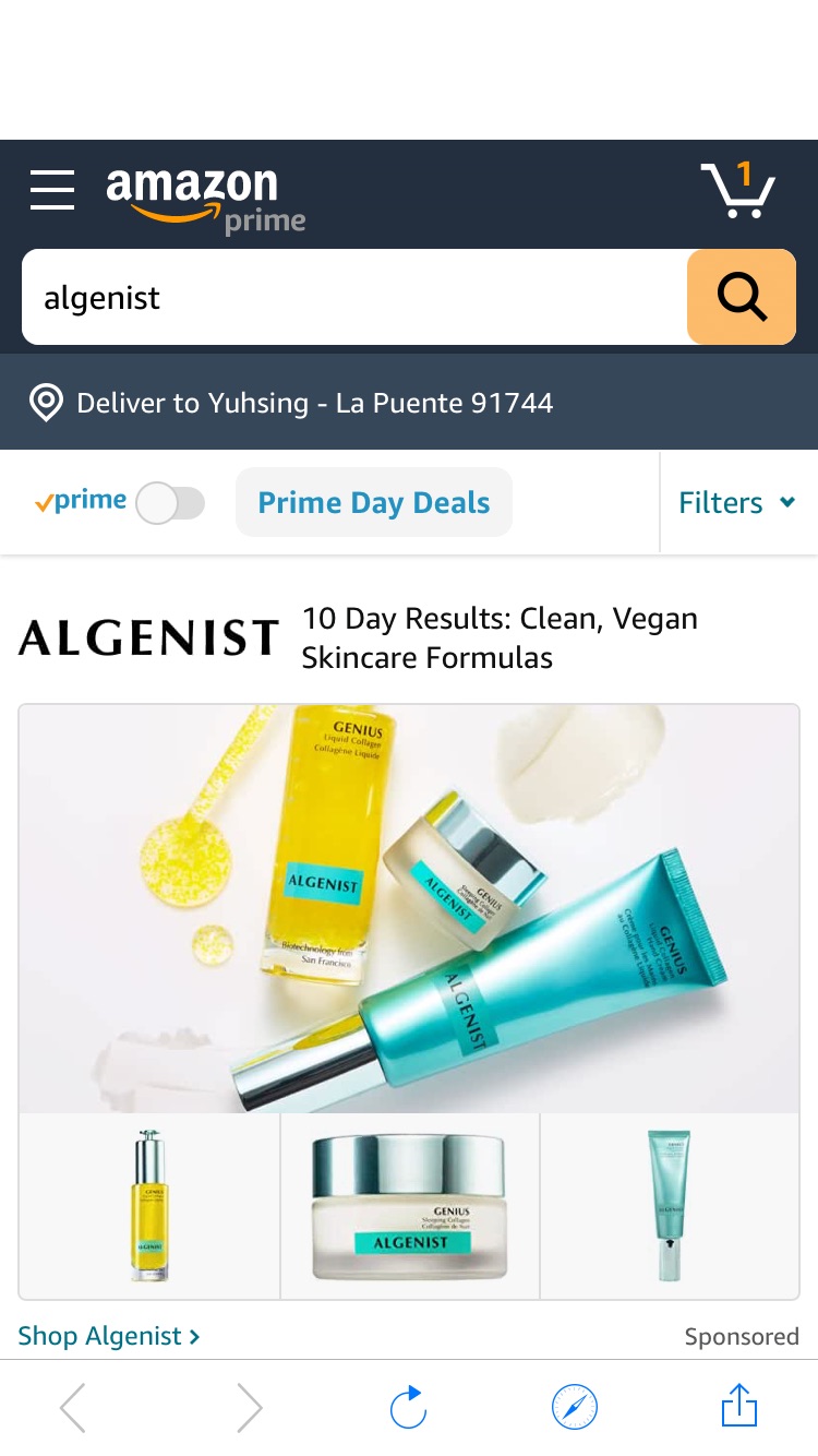 Amazon現有algenist護膚產品特價優惠
