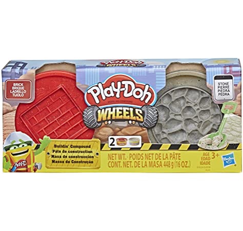 Amazon.com: Play-Doh Wheels Fire & Water Buildin' Compound 2 Pack of 8 Oz Cans: Toys & Games培多乐橡皮泥