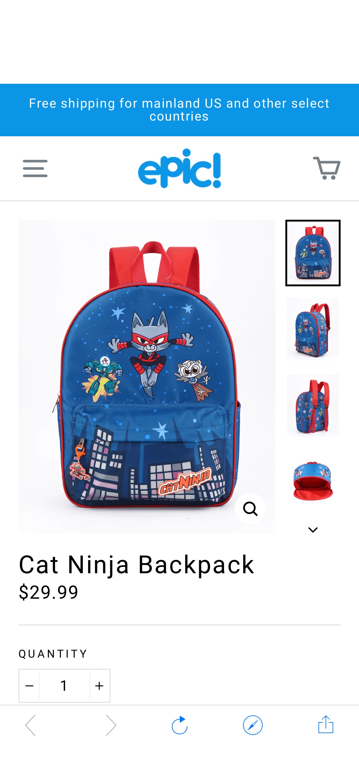 Cat Ninja Backpack – Get Epic
