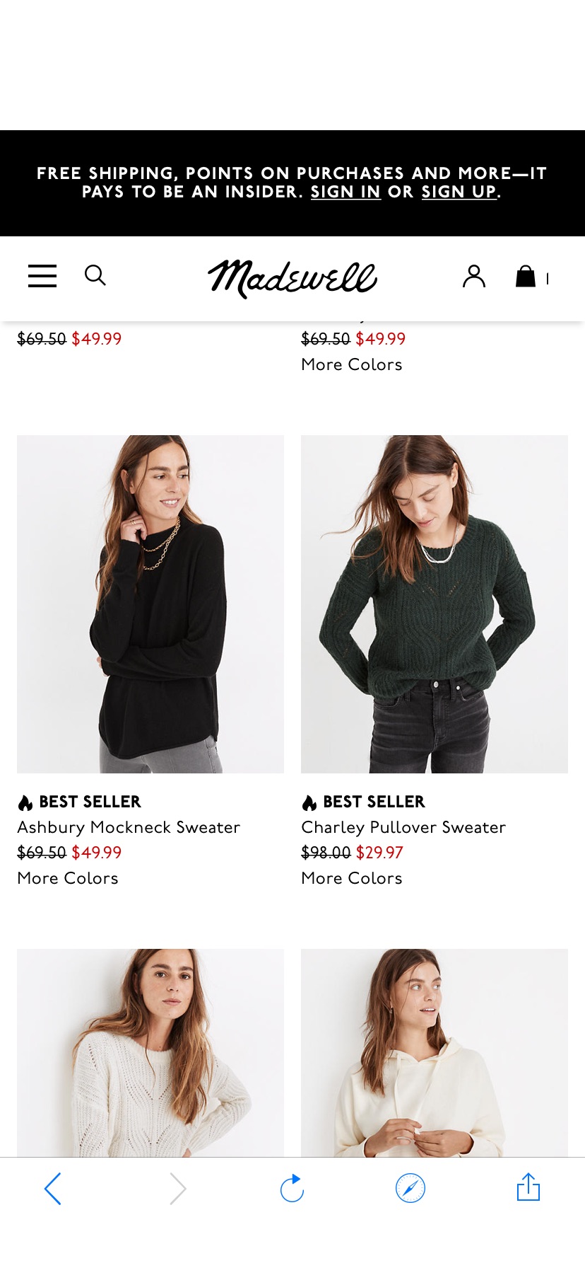 Women's Sweaters: Sale | Madewell毛衣专场
