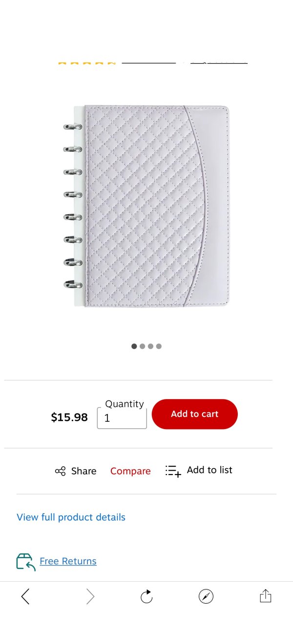 Staples® Customizable Quilted PU Leather Arc Notebook System, 5-1/2" x 8-1/2", Assorted Colors (51769) | Staples
