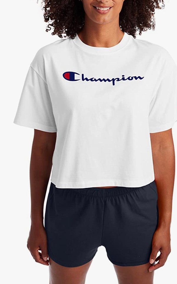 Champio Logo 女士短款T恤