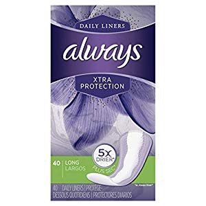 Xtra Protection Daily Liners, Long, 40 Count