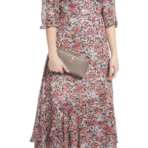 $114.97 TORY BURCH Carson Zip Leather 钱包 | Nordstromrack