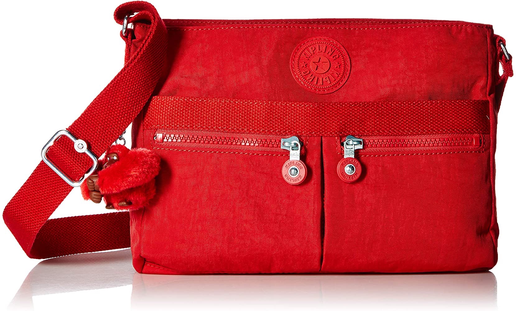 Amazon現有Kipling Angie Crossbody Bag紅色特價優惠