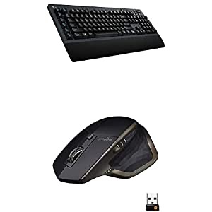 键盘鼠标套装Amazon.com: Logitech G613 Lightspeed Wireless Mechanical Gaming Keyboard - Black & MX Master Wireless Mouse