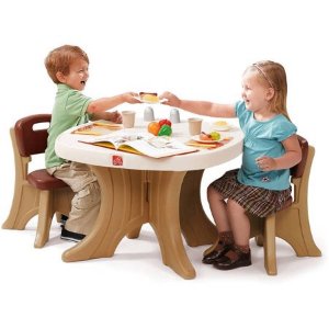 $59.97 Step2 New Traditions Kids Table and 2 Chairs Set 儿童桌椅