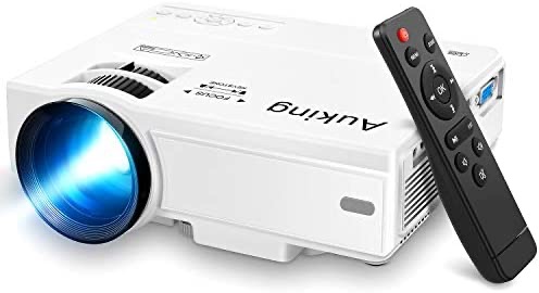 Amazon.com: AuKing Mini Projector 2022 Upgraded Portable Video-Projector,55000 Hours Multimedia Home Theater Movie Projector投影仪