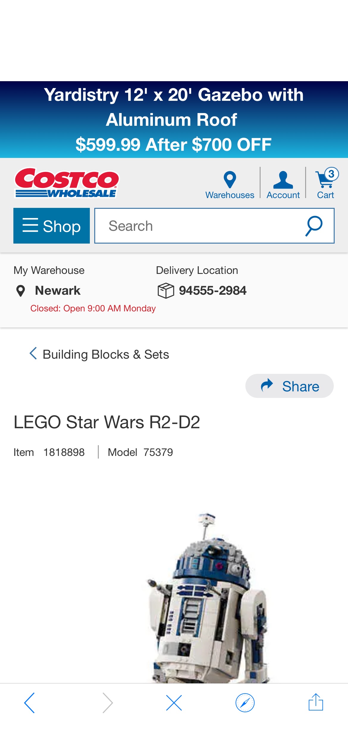 LEGO Star Wars R2-D2 | Costco