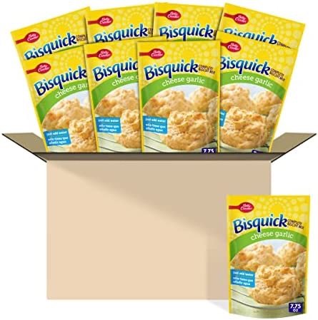 Bisquick Biscuit Mix, Cheese Garlic, 7.75 oz (Pack of 9)