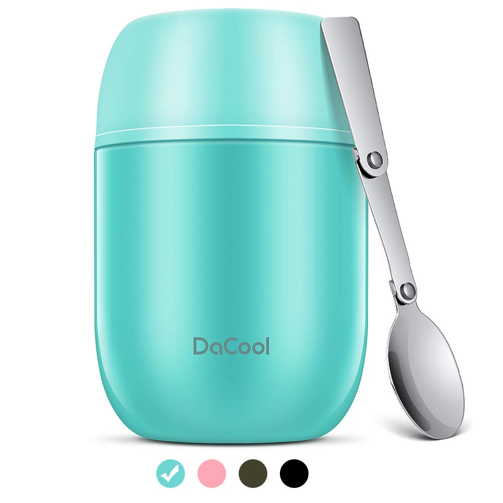Amazon.com: DaCool绝缘午餐容器保温瓶食品罐16盎司