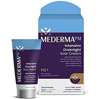 Amazon.com : Mederma Advanced Scar Gel 1x Daily Reduces The Appearance Of Old New Scars #1 Doctor Pharmacist Recommended Brand for Scars 1.76oz grams, Clear, 50 grams : Beauty 祛疤痕等功效
