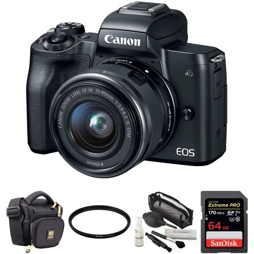 EOS M50 无反相机 + 15-45mm镜头套装