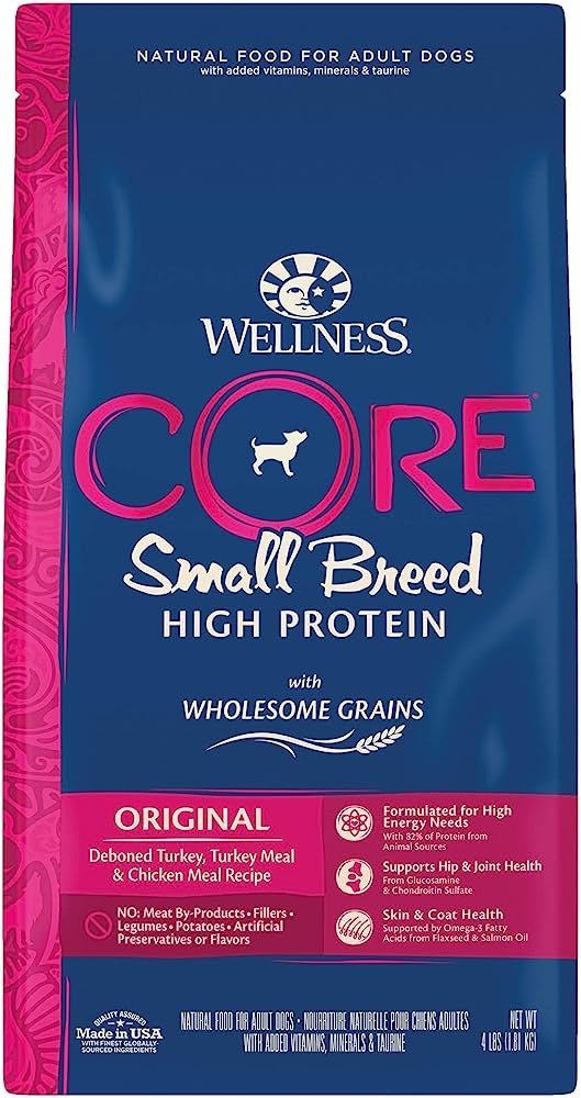 Wellness CORE Wholesome Grains Dry Dog Food 4lb on sale