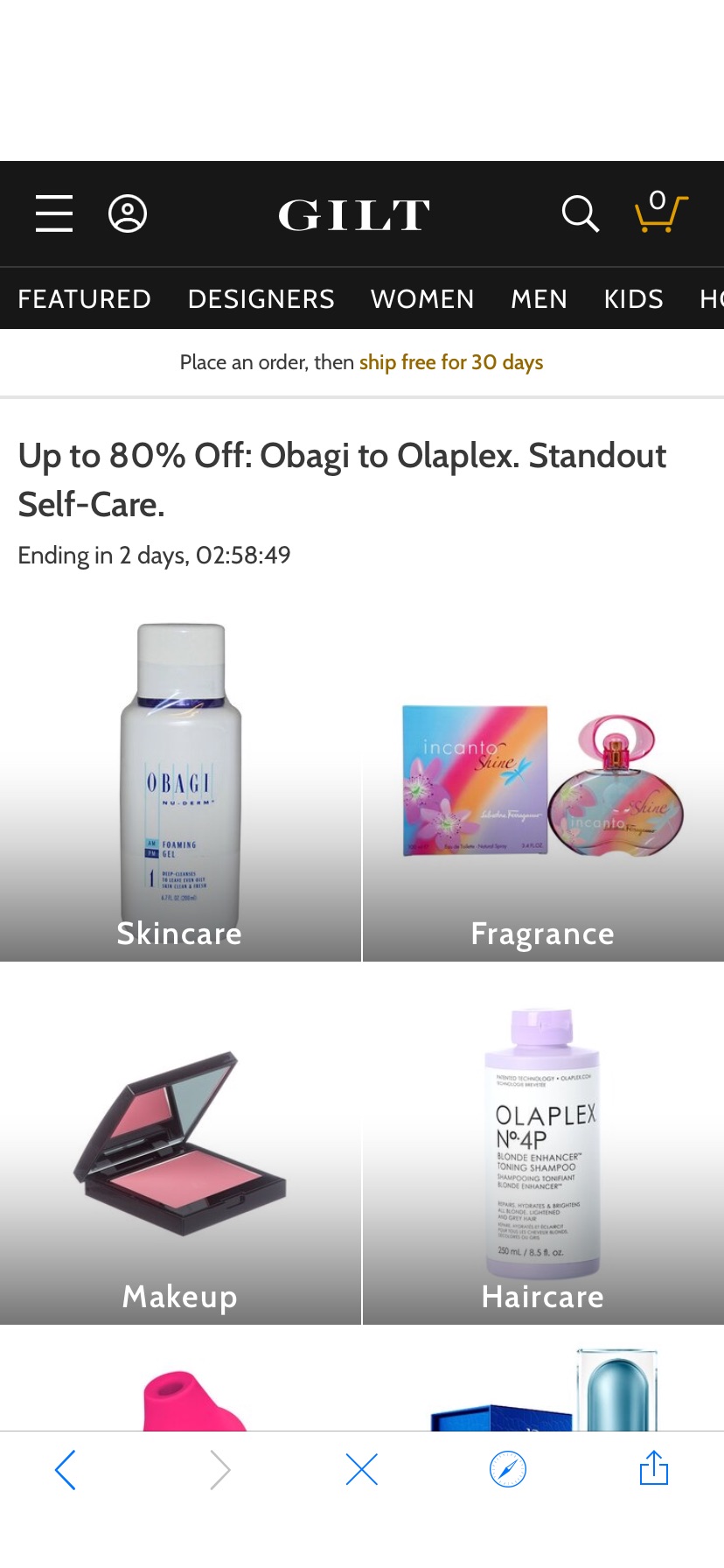 Up to 80% Off: Obagi to Olaplex. Standout Self-Care. / Gilt