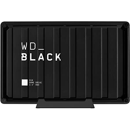 Black 8TB D10 Portable External Hard Drive