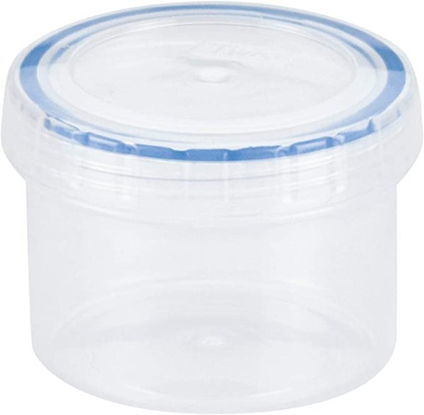 LocknLock Easy Essentials Twist Food Storage lids/Airtight containers, BPA Free, Short - 5 oz - for Candies, Clear