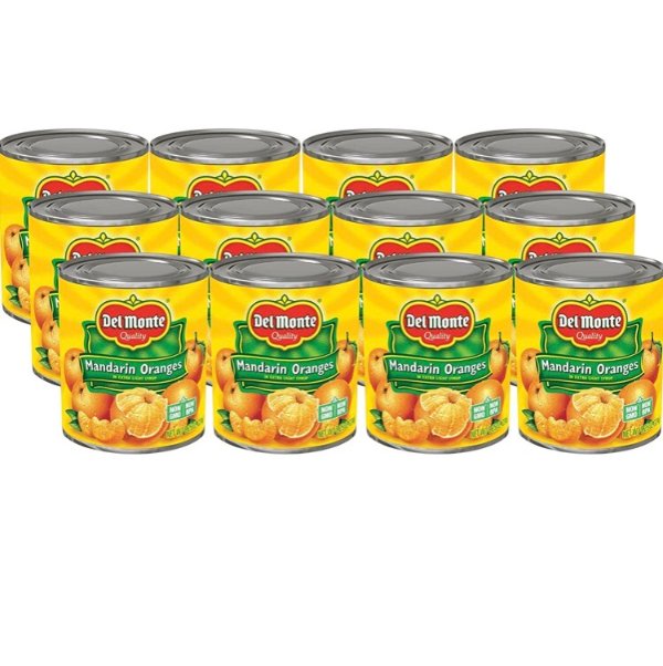 Del Monte Canned Mandarin Oranges, 8.25 Ounce (Pack of 12)