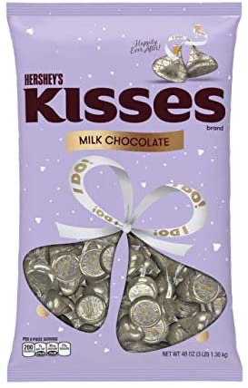 好时 HERSHEY'S KISSES 牛奶巧克力 婚礼版"I Do!" 3磅装