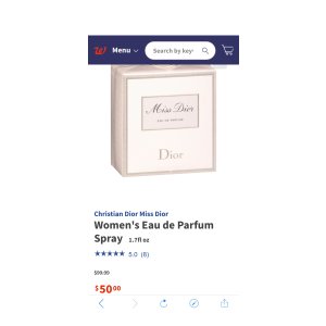 $50 Christian Dior Miss Dior Women s Eau de Parfum Spray | Walgreens 甜心小姐 50ml 半价!