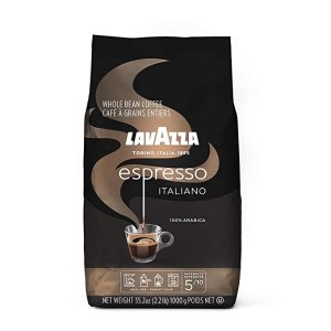 Lavazza Espresso Italiano 中度烘焙咖啡豆 2.2磅装
