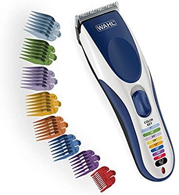 Clipper Color Pro Cordless Rechargeable Hair Clippers, Hair trimmers, 21 pieces Hair Cutting Kit